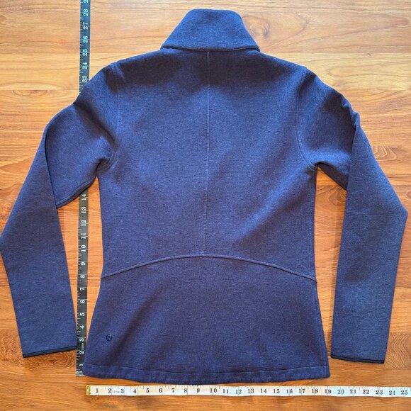 Lululemon Insculpt Jacket Heathered Deep Indigo/Deep Indigo - Picture 2 of 11